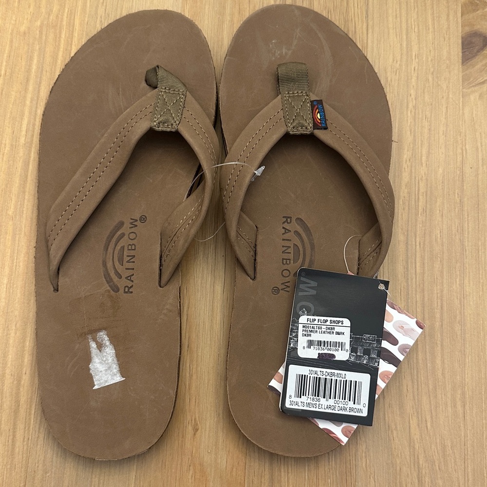 Rainbow Classic Brown Sandals